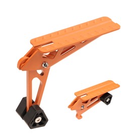 COWVIE Foldable Car Door Step Stand Pedal - Access to Vehicle's Top Roof Both Feet Stand Pedal Ladder for Most SUV Truck Jeep Orange