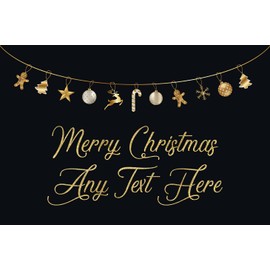 Christmas Theme Window Display Poster Graphic Retail Shop Business Decoration 150cm x 100cm V011