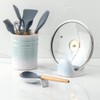 Nihow Pot Lid Holder: Stable Ceramic Pan Lid Holder for
