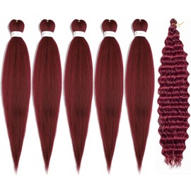 99J Curly Braiding Hair Pre stretched Boho Braids Kanekalon PrestretchedEz Braid Micro Braiding Hair Synthetic Curly Deep Wave 26 Inch