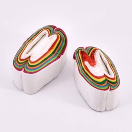 MOMOMAGE 12 Pcs/Pack Mouth Paper Mouth Coil Vomit Paper Magic Tricks Multicolor Paper 8 Meters/Pc Length Magic Accessories for Magicians Stage Close up Props Illusion Gimmick