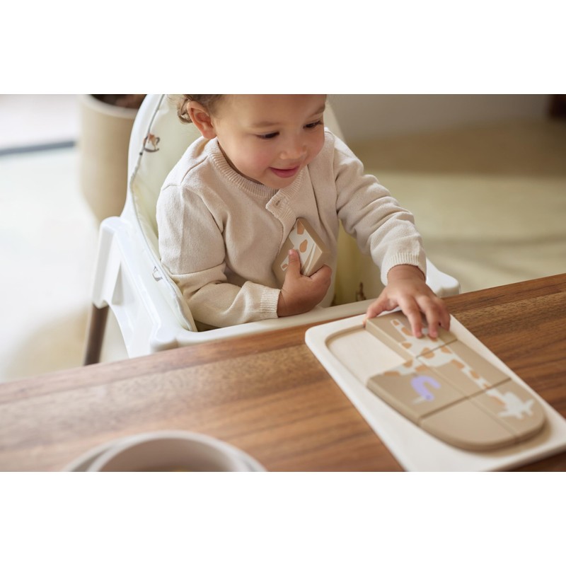 Jollein 105-001-68049 Wooden Puzzle, Giraffe