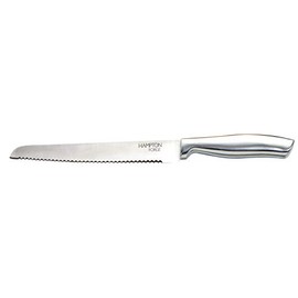 Hampton Forge 8" Bread Knife / Clear Blade Guard,Silver