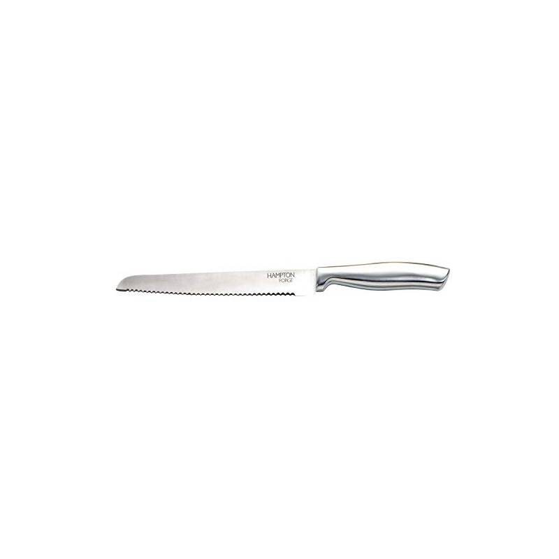 Hampton Forge 8" Bread Knife / Clear Blade Guard,Silver