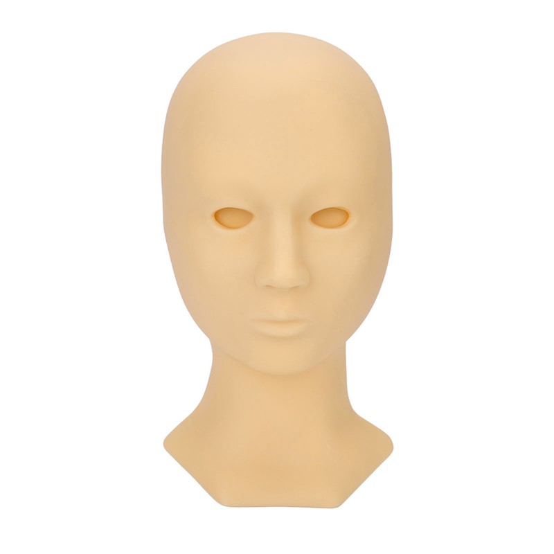 Eyelash Mannequin Head High Simulation Elastic Washable Soft Silicone Makeup