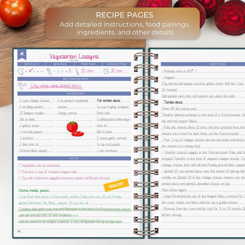 Clever Fox Recipe Book Spiral – Make Your Own Family