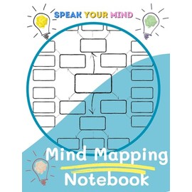 Mind Mapping Notebook: Blank Mind Map Template for Brainstorming and Organizing your Ideas