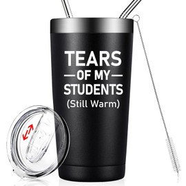 DOEARTE Teacher Appreciation Gifts - Tears of Students - Teacher Gifts for Men - Christmas, Valentines, Retirement Gifts for Male Teacher Form Students - 20oz Teacher Tumbler