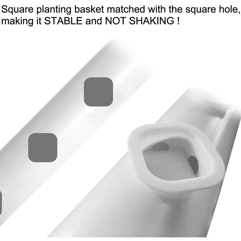 LAPOND Hydroponics Growing System Kit 72 Plant Sites 4 Layers