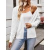 Halife Short Cardigan Sweaters for Women Lightweight Long Sleeve Soft