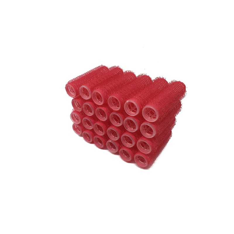 24 rulos pequeños autoadherentes con ventilación para peluquería