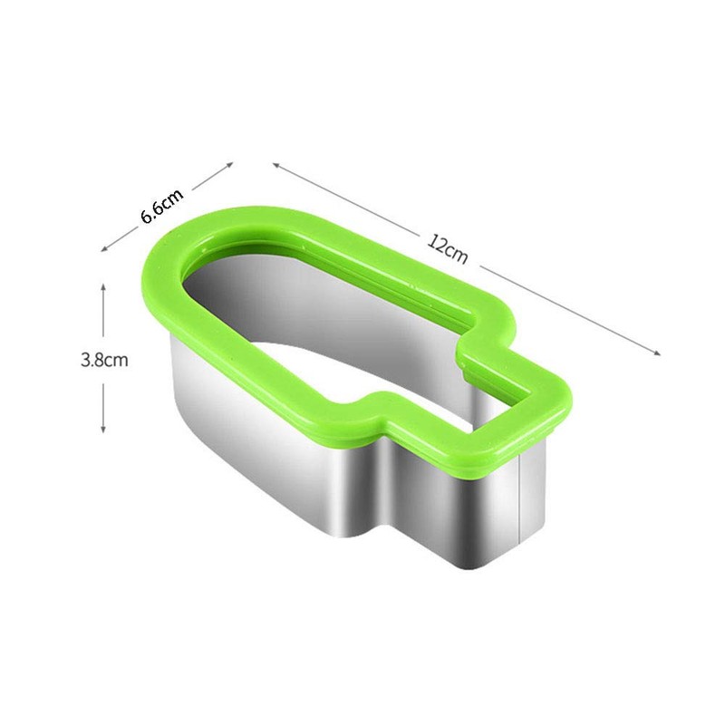 Watermelon Slicer, Creative Popsicle Shape Stainless Steel Watermelon Cutting Mold