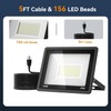 AIKVSXER 150W Flood Lights Outdoor, 21000lm Bright LED Work Light