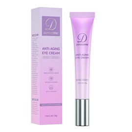 Doracome Professional Eye Cream, Anti-Aging Treatment With Hyaluronic Acid and Retinol, Unscented, 0.67 Fl Oz, for Dark Circles, Wrinkles, Fine Lines-zz02