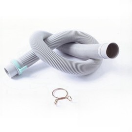 ONRAI Washing Machine Drain Hose, Automatic Washing Machine Drain Hose, Replacement, Antibacterial, Odor Resistant, Shedding Prevention, Leak Proof, Light Gray, 33.5 inches (85 cm)
