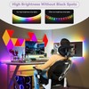 MIWISE RGB Smart IC COB LED Strip Light,32.8ft Color Chasing