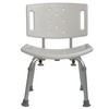 PCP Adjustable Bath & Shower Safety Seat Bench with Backrest