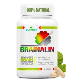 Puridian Brainalin Nootrópico Natural Para Memoria Y Enfoque