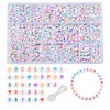 2590 Piece Letter Beads Set, Letter Beads A to Z,