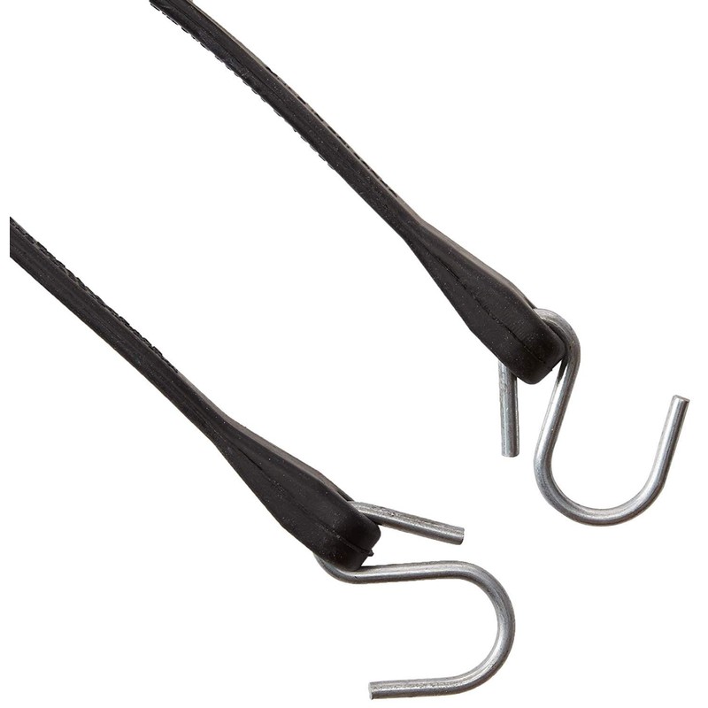 41" Inch 25 Pack Rubber Bungee Cords with Metal Hooks