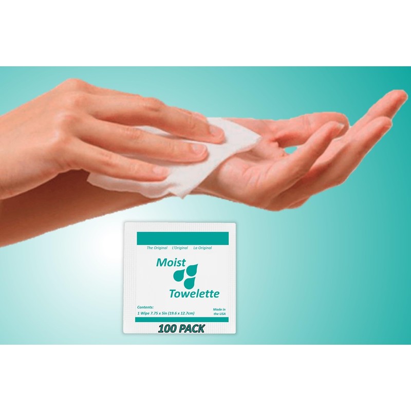 Moist Towelettes 4 X 6 100 Count