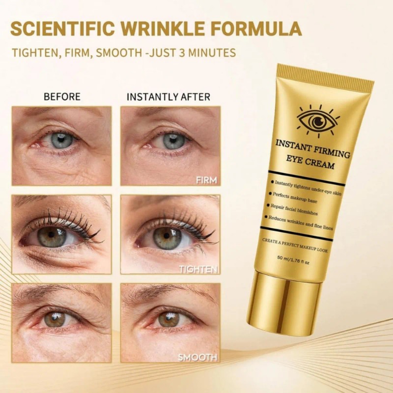 Set De 4 Tensores De Ojos New Perfection, Crema Para