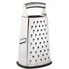BUTLERS Menuett Square Grater, Vegetable and Parmesan Grater, Stainless Steel,
