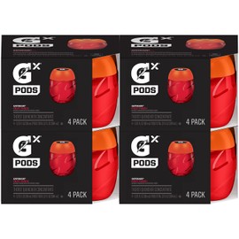 Gatorade Gx Hydration System, Non-Slip Gx Squeeze Bottles Or Gx Sports Drink Concentrate Pods, 4 Count (Pack of 4)
