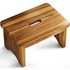 FANATU Wooden Step Stool, 9'' One Step Stool for Adults,