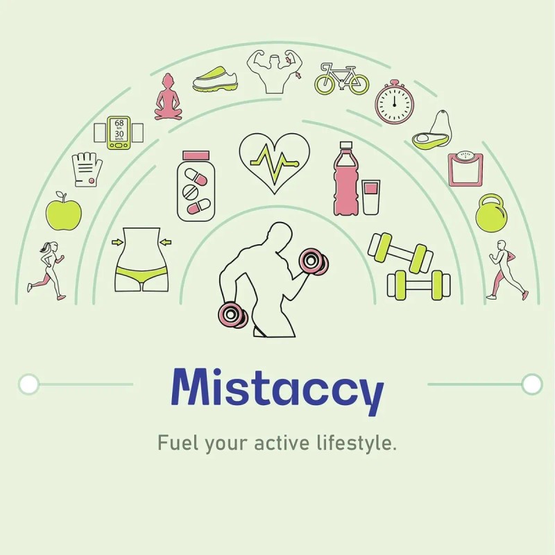 Mistaccy Cápsulas Blandas De Coq10 De 600 Mg Importado Sin