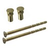 M5 x 90mm Brass Door Handle Pozi Screws with Brass