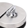 Glass Door Lock 97x65mm Split Type Brushed Polished Surface Replacement