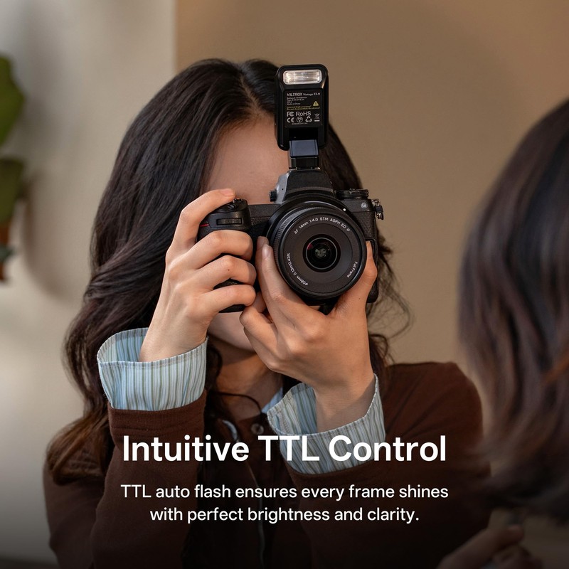 VILTROX Z2 Mini Foldable TTL Camera Flash for Canon