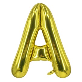 XXL 40 Inch Large Gold A Letter Balloons Jumbo Helium, Foil Mylar Big Alphabet Balloons Anniversary Baby Shower Wedding Birthday Party Decoration (Gold A)