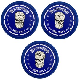 3x Bandido Hair Wax Blue Aqua Hair Wax – Hard Wax
