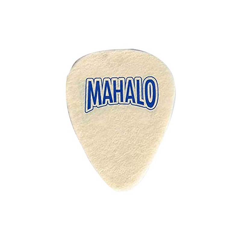 MAHALO FP32/BAG Felt Topics for Ukulele Teardrop Shape 0.1 inch