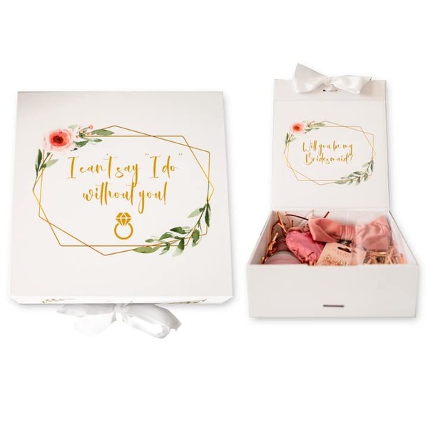 Will you be my Bridesmaid proposal question box | Luxury