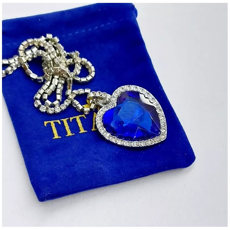 Dtup Collar Titanic Corazón Del Mar Plata