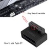 NFHK 1 juego de adaptador de extensión USB 3.0 de