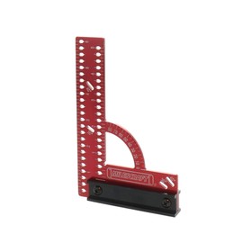 Milescraft 8409 MC-Square150 Imperial Framing Square – 6” x 4” Aluminum Carpenter Square for Woodworking with Removeable Fence | Milescraft