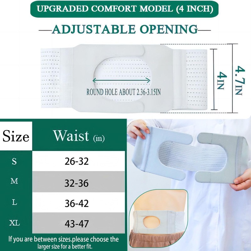 Flosmore Ostomy Support Belt Adjustable Stoma3308