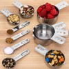 Hudson Essentials Stainless Steel Measuring Cups and Spoons Set -