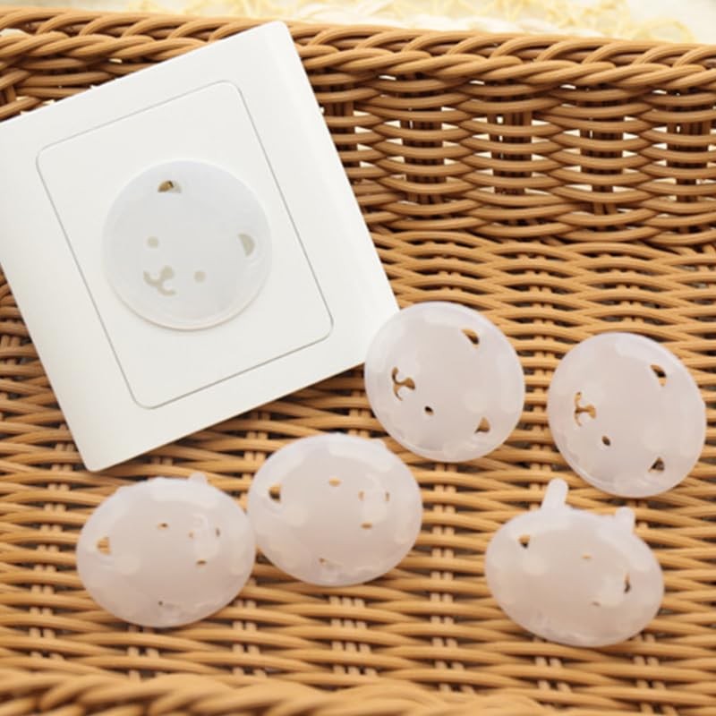 Fielect Outlet Plugs Covers Childproof Outlet Covers Protectors Electric Socket