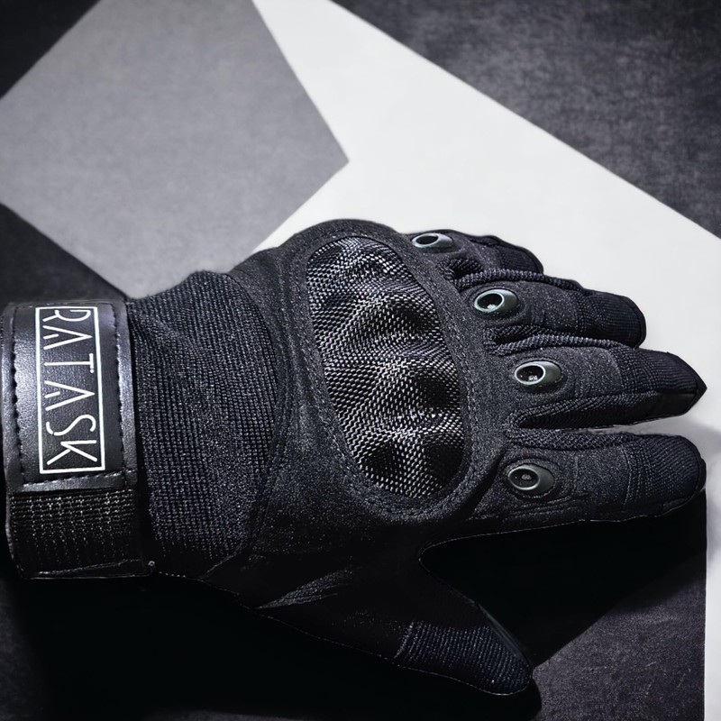 RATASK Heavy Duty Gloves, Paintball Airsoft Gloves, Hiking Camping Gloves