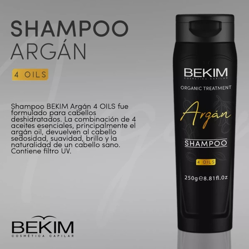 Bekim Shampoo Argán 4 Oils - Bekim 250ml