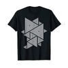 Graphic Geometric Triangle Retro T-Shirt