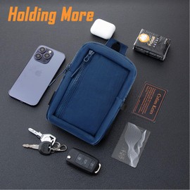 USHAK Small Sling Bag Crossbody Backpack for Men and Women Navy Blue