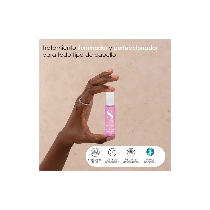 Ampolletas Alfaparf Semi Di Lino Shine Lotion Rosa 12x13ml