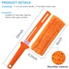 4 Pack 15 inch Reuseable Microfiber Feather Duster, Blind Duster,