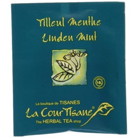 La Courtisane Herbal Tea Linden Flowers & Mint, Kosher, Gluten-Free, 80 Count, 259g